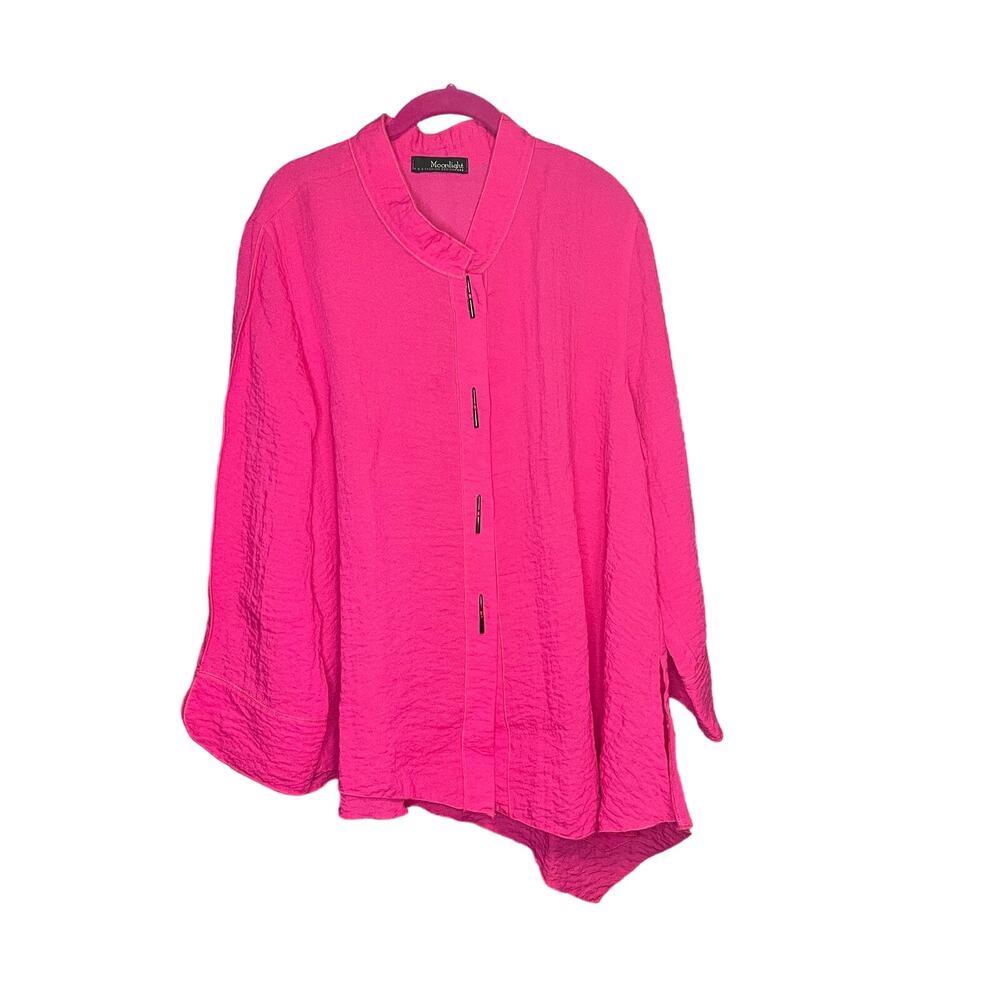 MOONLIGHT BY Y&S FASHION BLOUSE/JACKET IN Pink Women's Size XL